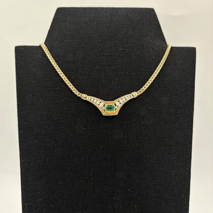 Collier émeraude