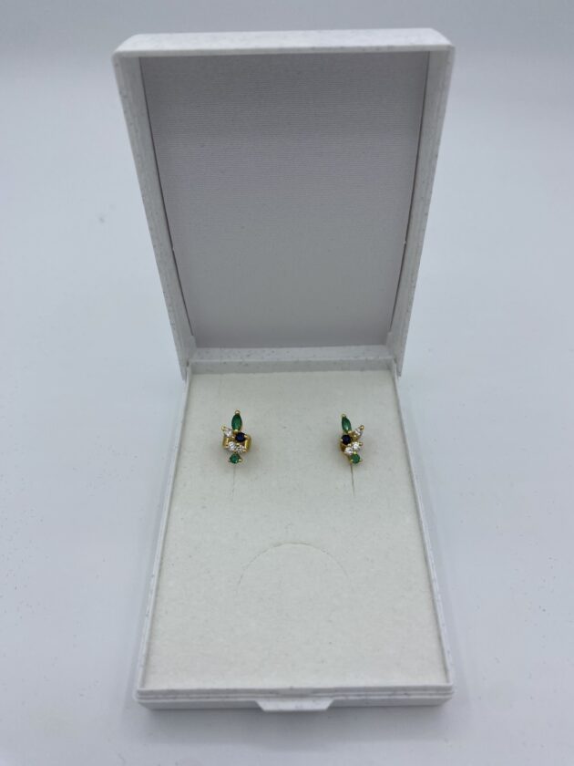 Boucles-doreilles-or-jaune-emeraudes-saphir-et-diamants