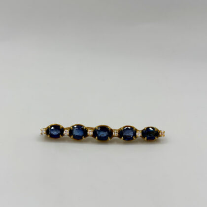 Broche saphir