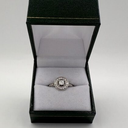 Bague Ronde diamants