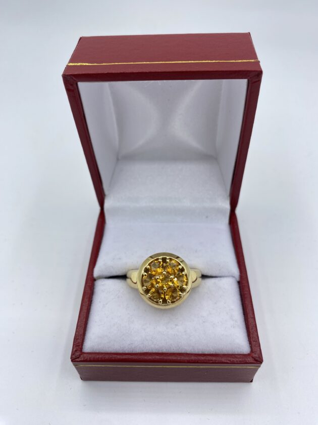 Bague-or-jaune-et-7-citrines-en-fleur