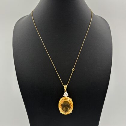 Collier citrine