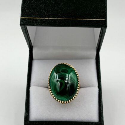 Bague Malachite