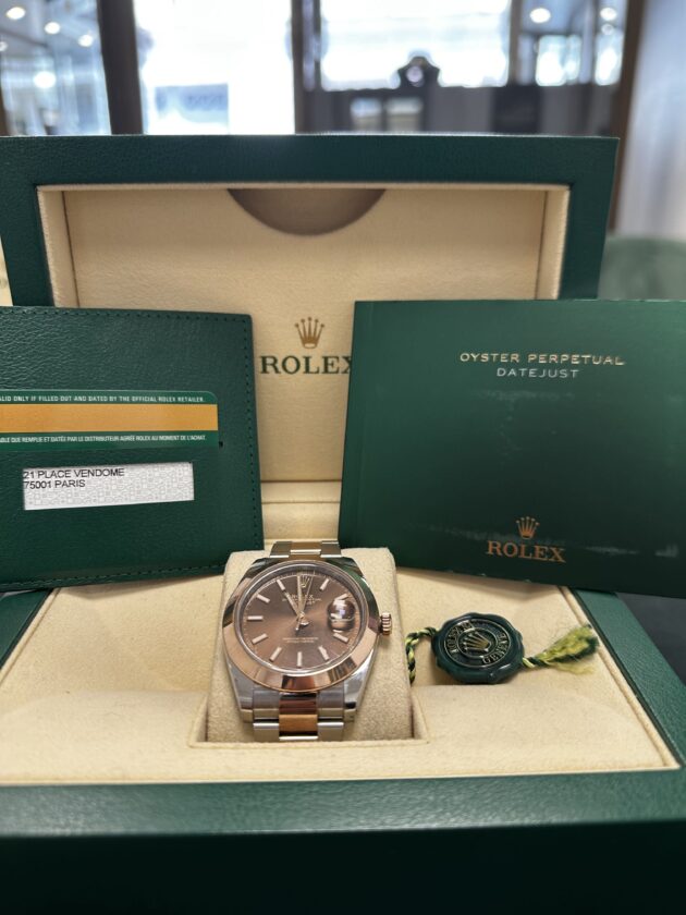 Rolex Datejust chocolat