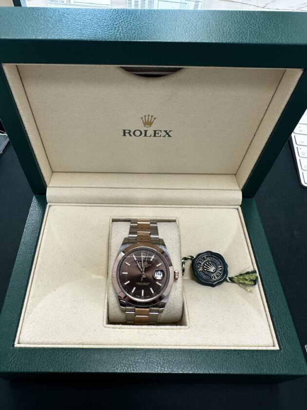 Rolex Datejust chocolat – Image 2