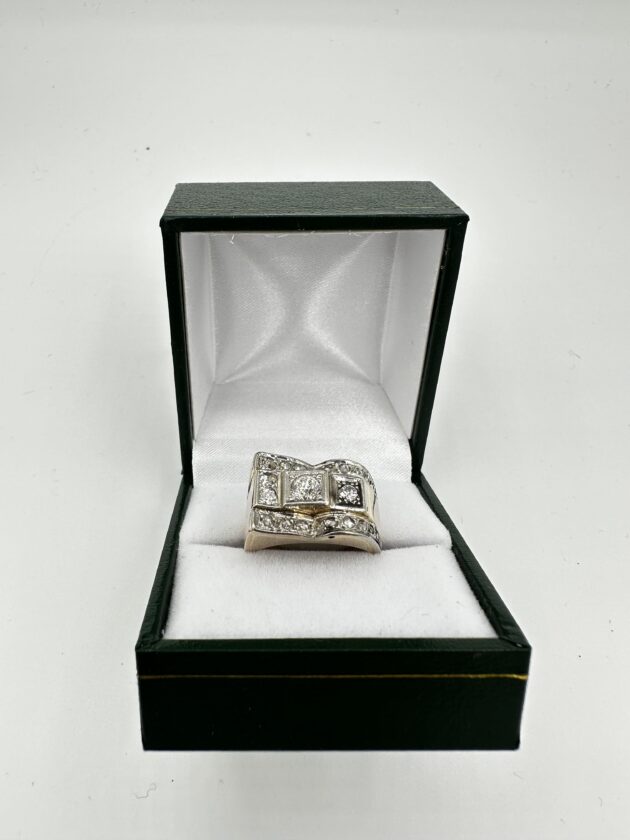 Bague-tank-or-14k-et-diamants