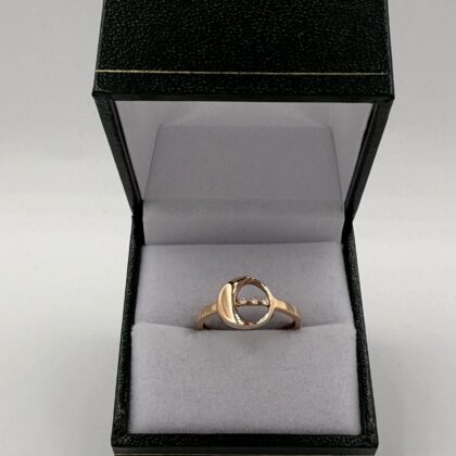 Bague Or rose 18 carats - 3 Diamants