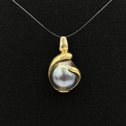 Pendentif Perle de Tahiti