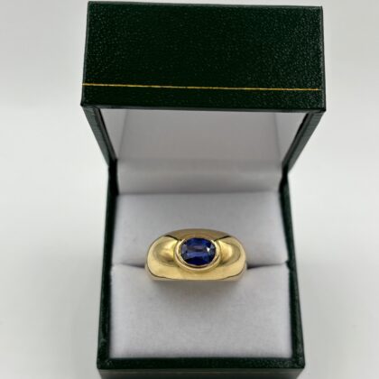 Bague jonc Saphir
