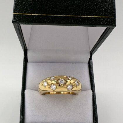 Bague Jonc Étoilée
