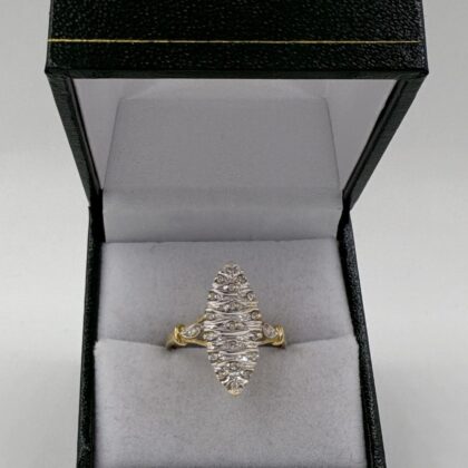 Bague Marquise Or