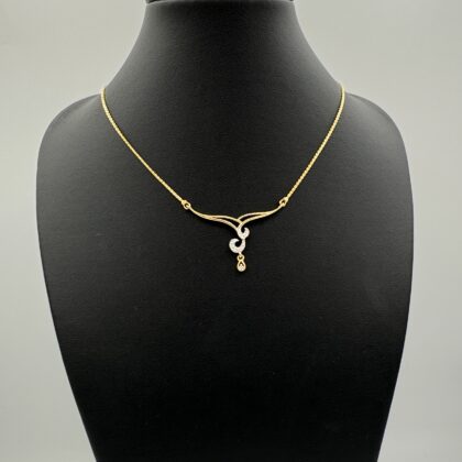 Collier Or jaune Diamants