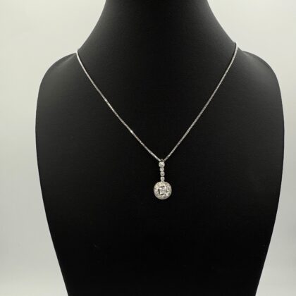 Collier Or blanc Diamants