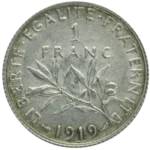 1 Franc Semeuse 1898 - 1920