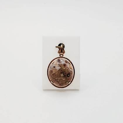 Pendentif sertie d'une pierre or jaune 18 carats
