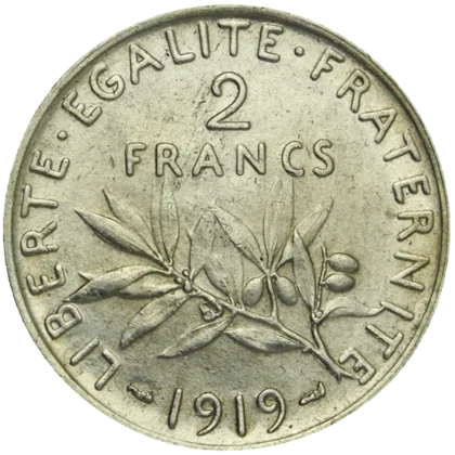 2 Francs Semeuse 1898 - 1920