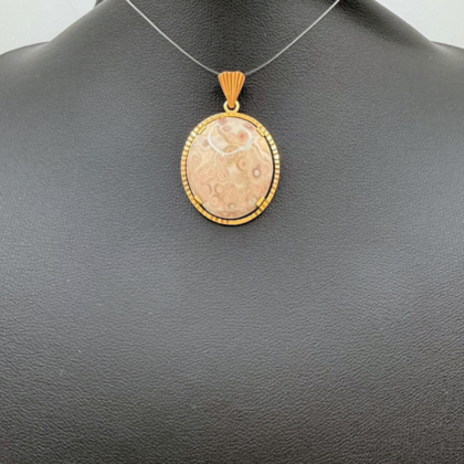 Pendentif sertie d'une pierre or jaune 18 carats