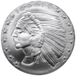 Tete d'Indien 1 Once Argent
