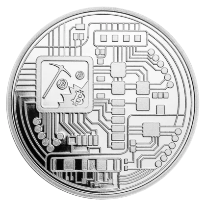 Bitcoin 1 Once Argent