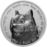 Dogecoin 1 Once Argent