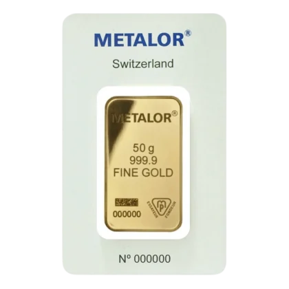 Lingot 50g Or
