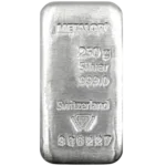 Lingot Argent 250g TVA Incluse
