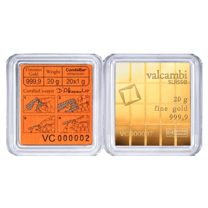 Lingotin Combibar 20g Or