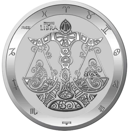 Signe du Zodiaque : Balance 1 Once Argent