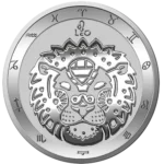 Signe du Zodiaque : Lion 1 Once Argent