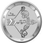 Signe du Zodiaque : Sagittaire 1 Once Argent