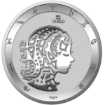 Signe du Zodiaque : Vierge 1 Once Argent