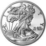 Walking Liberty 1 Once Argent